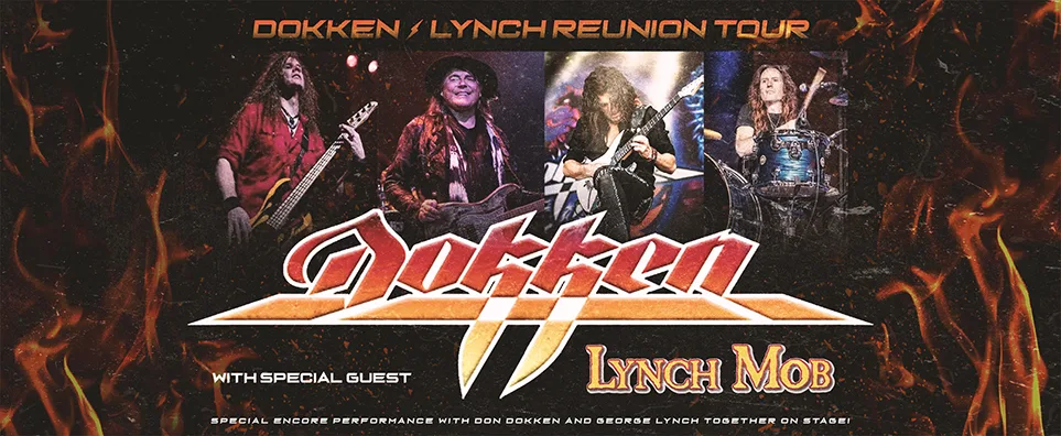Dokken w-Special Guest Lynch Mob Info Page Header
